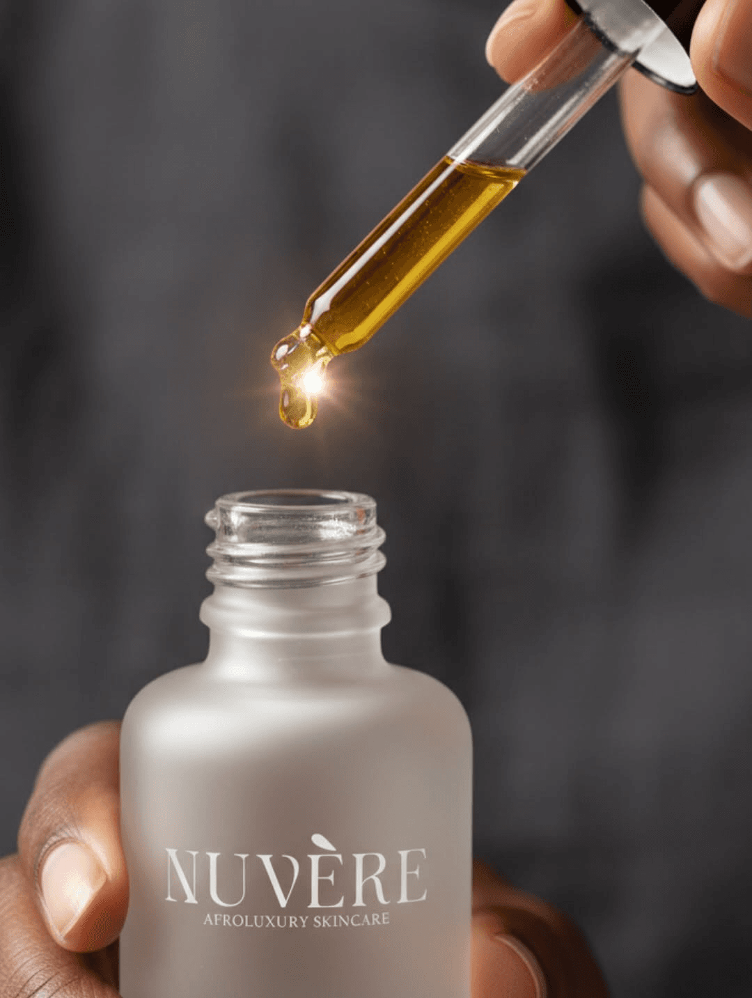 Nuvère skincare serum dropper